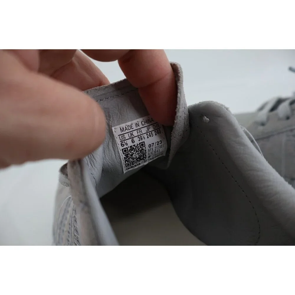 Adidas Y-3 Superstar Clear Onix Sneakers Men’s Size 6.5 Gray Suede